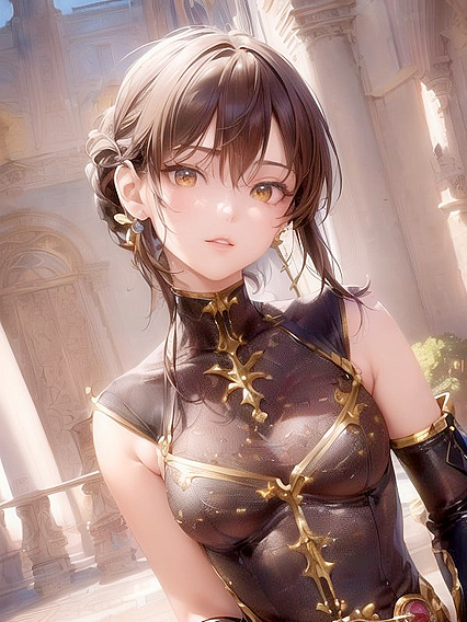 Busty Light-Skinned Beauty in Ecstatic Hentai Pleasure