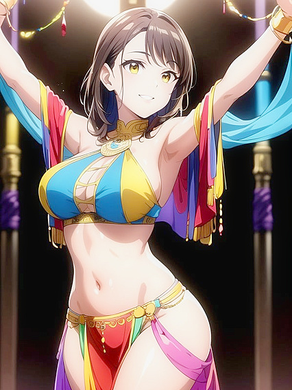 Detailed Dance Performance by One Seductive Anime Chick in Hentai AI Picture