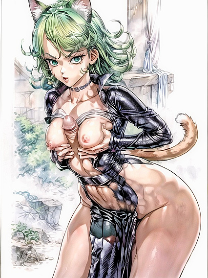 Tatsumaki from One Punch Man Thick Fun in NSFW Hentai Picture