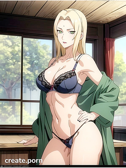 Tsunade from Naruto Shows Off Her Massive Ass in Seductive Hentai Images