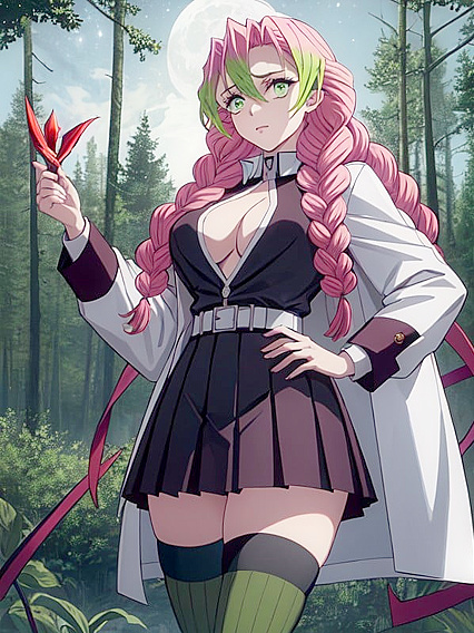 Mitsuri Kanroji Gets Wild in the Forest for  Hentai Pleasure