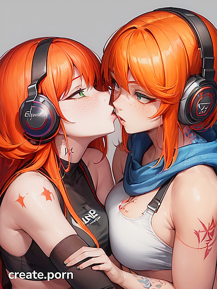 Girl 18+s with Green Eyes Enjoy Long-Length Fun and  Kisses in Hentai AIPorn