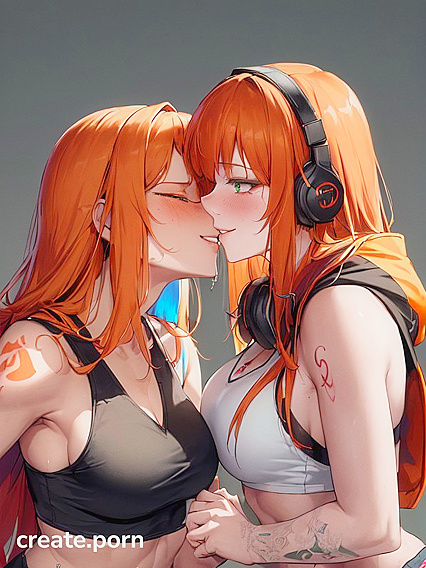 Ginger Girl 18+ in Hoodie Exploring Horny Hentai Adventures