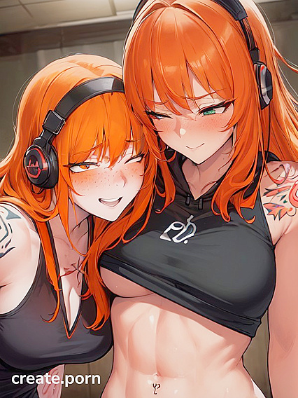 Ginger with a Rounded Ass in Straight hentai Picture