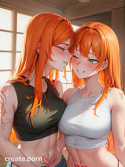Pastel-Colored Beauty with Green Eyes in Seductive Hentai Picture