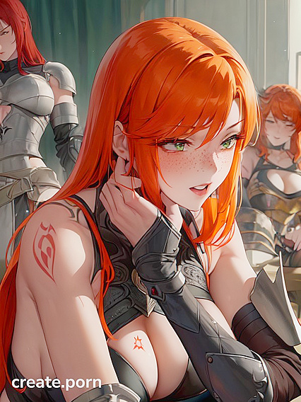 Fit Ginger Duo Engage in Steamy Hentai Picture Together