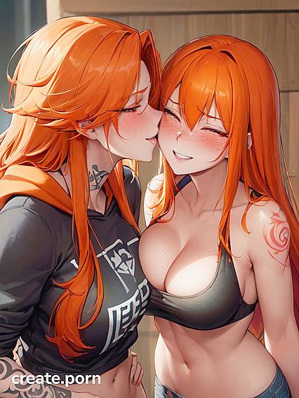 Teen 18+ With Perfectly Sized Breasts Enjoying  Hentai Picture