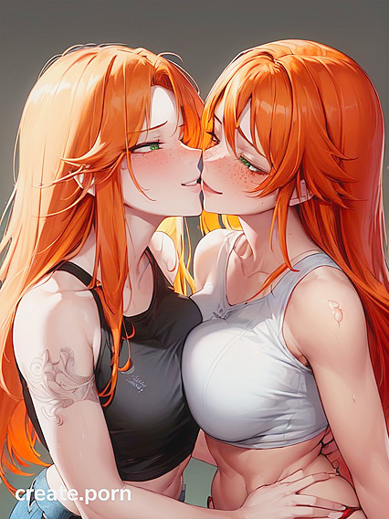 Ginger Goddess with Green Eyes Seduces in SteamyStraight Hentai Picture