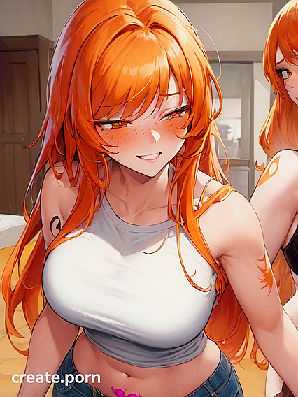 Ginger Teen 18+ Enjoying Long-Length Fun inSTEAMY Hentai Picture