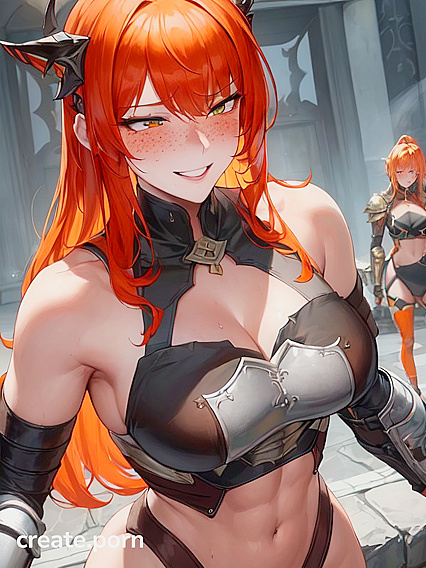 Mischievous Girl 18+s with Medium Breasts Kiss and Blush in Seductive Hentai Images