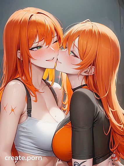 Mischievously Smiling and Blushing Teen 18+ Enjoying Long-Length Hentai Pleasure