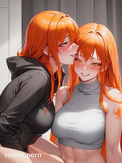 Ginger with a Rounded Ass Enjoys SteamyStraight Hentai Picture