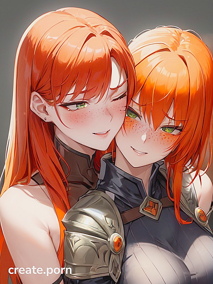 Fit Ginger Enjoying Soft Pastel Pleasures in Steamy Hentai Picture