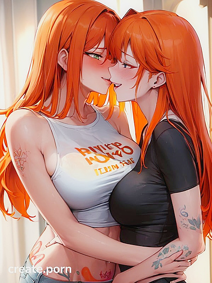 Green-Eyed Duo Enjoy Long-Length Picture inSteamy Hentai Adventure