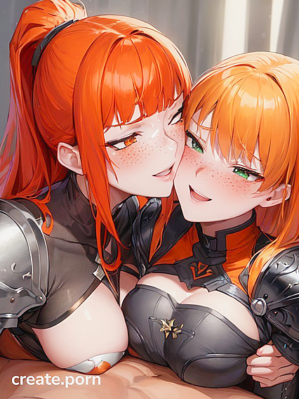 Two Armored Warriors Engage in  18+ Hentai Picture