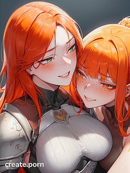 Kissed by Girl 18+s in Armor Gloves – A Medium-Breasted Hentai Fantasy