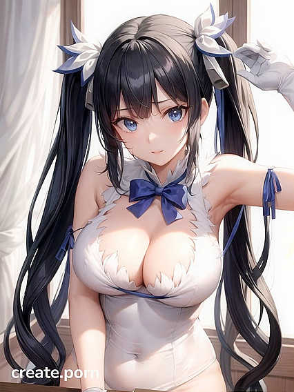 Hestia from DanMachi Takes Center Stage in Explosive Hentai Picture