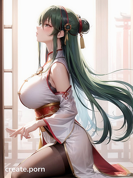 Chinese Hanfu Beauty Gives an Epic Blowjob in Long-Length Hentai Picture