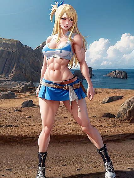 Lucy Heartfilia from Fairy Tail in Ultra-Detailed Hellish Hentai Picture