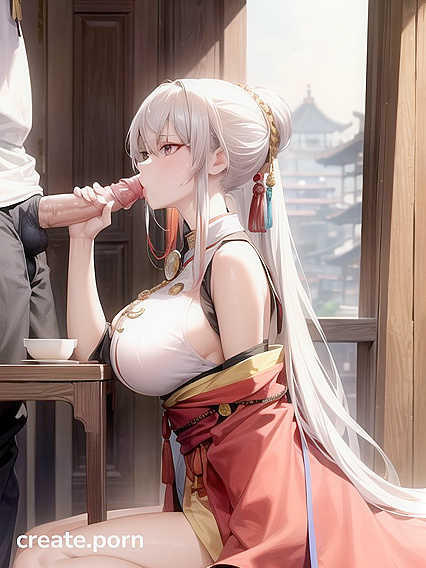 Blow Job Bliss in a Traditional Korean Dress – Long-Length Hentai Fantasy