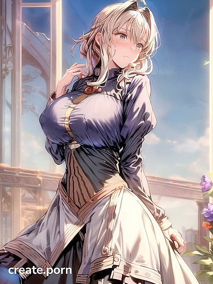 Warm Anime Image with Arms Crossed for  Hentai Pleasure