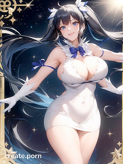Happy Girl 18+ in Shiny Sequin Dress Shows Off Her Big Booty in hentai Picture