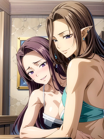 Purple-Eyed Teen 18+ Seductress in Explicit 18+ Hentai Adventures