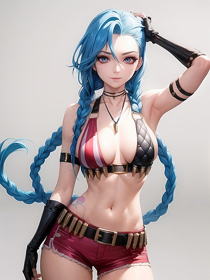 Jinx from League of Legends Gets Wild in Steamy Hentai Picture