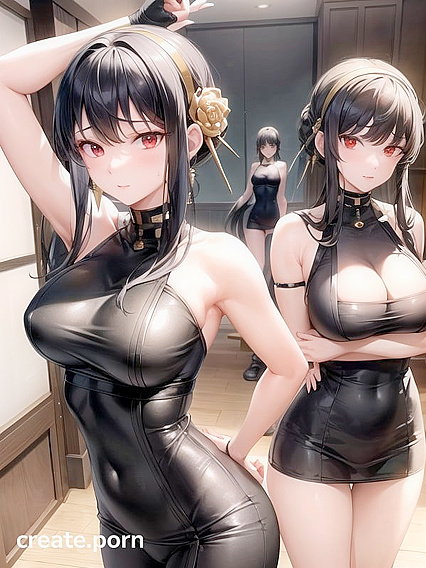 Yor Forger from Spy x Family Twists into Ecstatic Yoga Hentai Pleasure