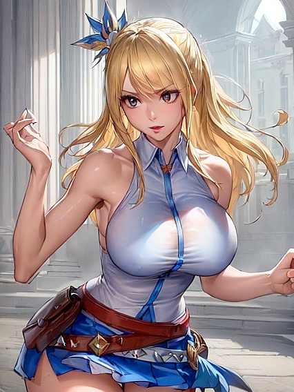 Lucy Heartfilia from Fairy Tail Stars in Seductive Hentai AI Adventures