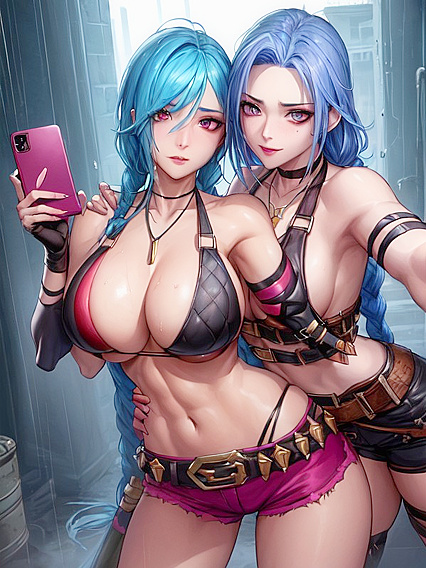 Muscular Man in Wet, Form-Fitting Clothes for Steamy hentai Picture
