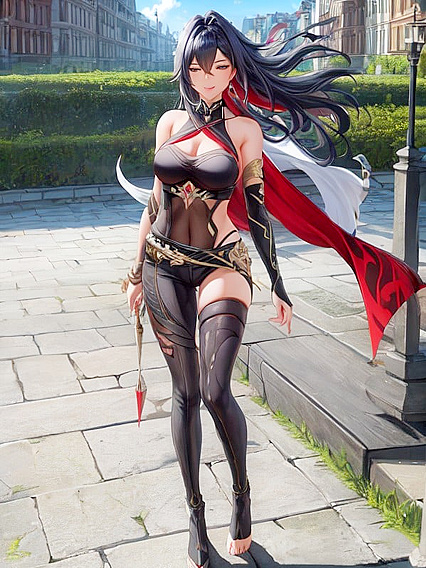 Dehya from Genshin Impact Shows Off Her Bare Feet in Ultra-Detailed Hentai Images