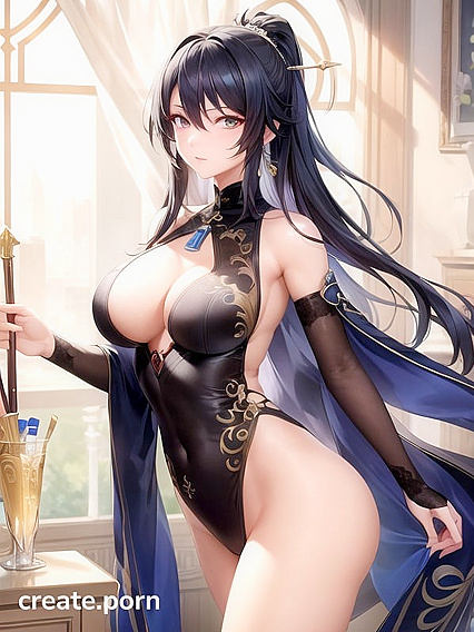 Hu Tao from Genshin Impact Seduces in Steamy Hentai Images