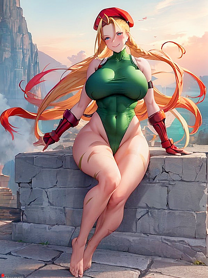 Barefoot Bliss – Ultra-Detailed Feet Worship in Hentai AI Picture
