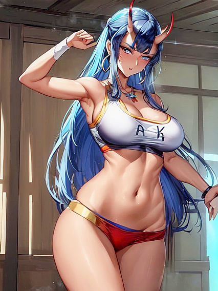 Nessa Rurina Wears Oversized T-Shirt for Steamy Pokemon Devil Hentai Picture