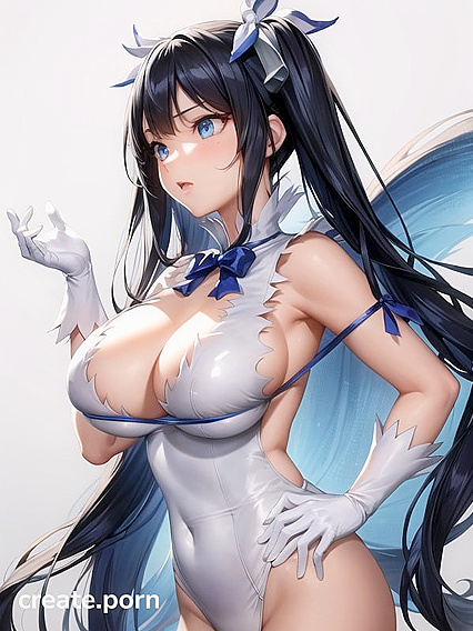 Hestia from DanMachi Gets Wild with Bubble Tits in Steaming Hentai Picture