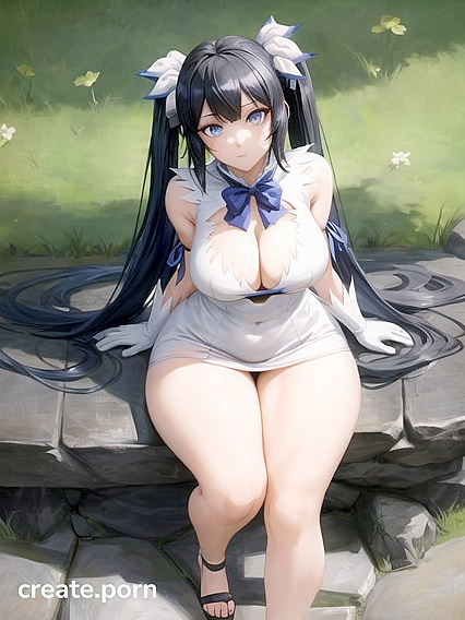 Huge Bubble Butt and Massive Boobs in Seductive Hentai Picture
