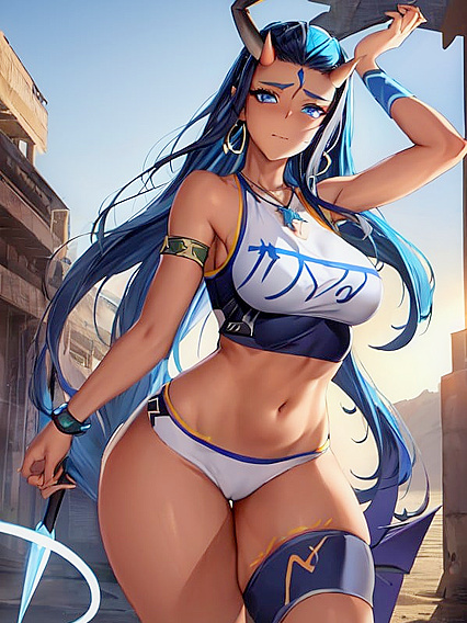 Ultra-Detailed HentaiPorn with Oversized T-Shirt and Thigh-High Socks
