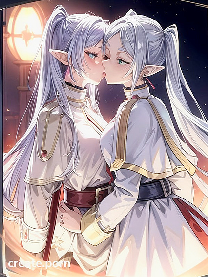 Collared Woman Pulled by Necklace, Girl 18+s Kissing in Thick Line Hentai Delight