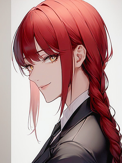 Makima from Chainsaw Man Teases with Busty Shots in Happy Hentai Images