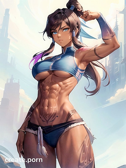 Medium-Assed Beauty Shows Off Crop Top and Underboob in steamy Hentai Image