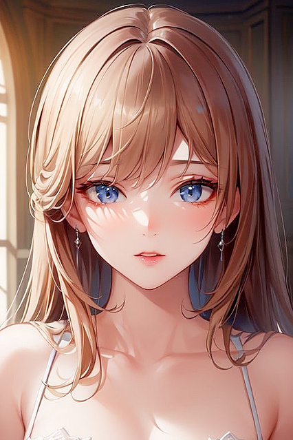 Oiled-Up Medium Breasts in Steamy hentai Picture
