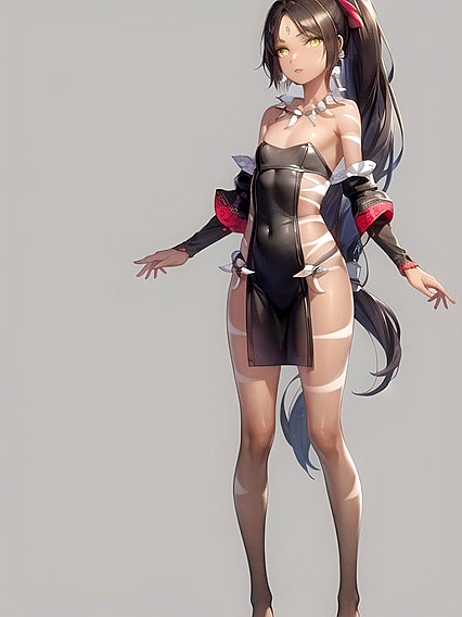 Nidalee from League of Legends Seduces with Thigh-High Boots and Busty Charm