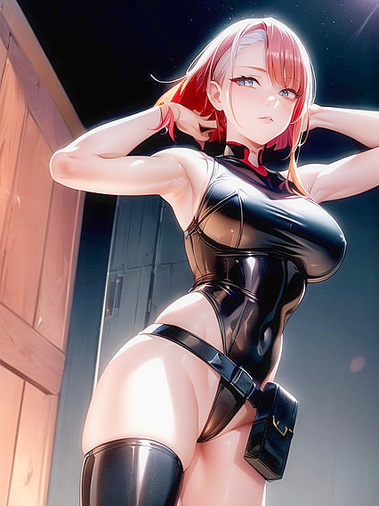 Lucy from Cyberpunk Gets Spicy Picture in Ginger hentai AI Porn