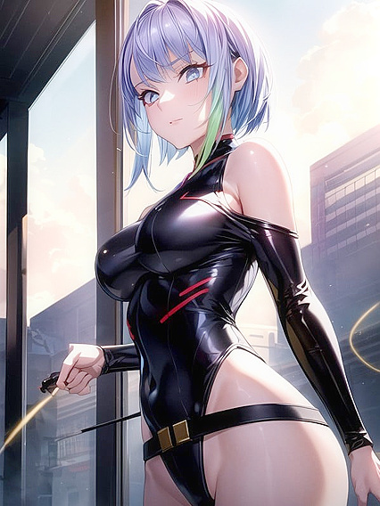 Lucy from Cyberpunk in Ultra-Detailed Hentai AIPorn Bliss