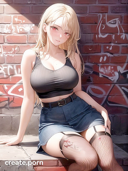 Mature Noon Rocks Her Metal Band Crop Top in Steamy Hentai Picture