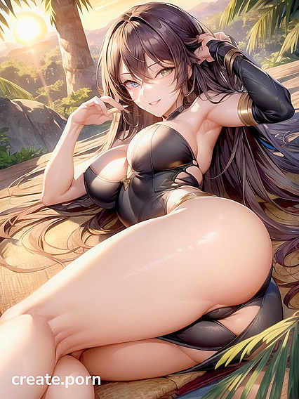 Sunset in the Jungle – Luscious Lay Down for Steamy Hentai Pleasure