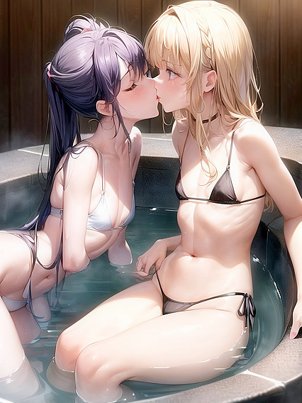 Two Teen 18+s Enjoy Steamy Fun in the Hot Tub Hentai Adventure