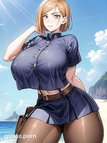 Thick Lines and Ponytail Picture inExposed Thighs Hentai Adventure
