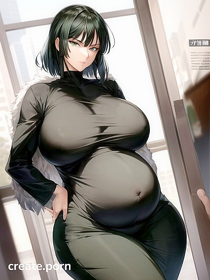 Pregnant Goddess with Massive Breasts and Ass in Steamy Hentai Picture
